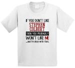 Stephen Colbert Comedy T-shirt for Fans