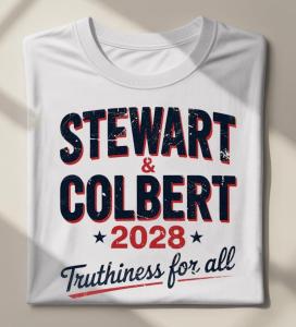 Jon Stewart & Stephen Colbert Truthiness Election Shirt