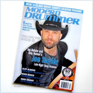 Modern Drummer April 2016 Featuring Joe Saylor