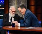 Stephen Colbert & David Letterman 8x10 Photo