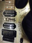 Unique Signed Stephen Colbert Shred Off Guitar