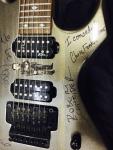 Unique Signed Stephen Colbert Shred Off Guitar