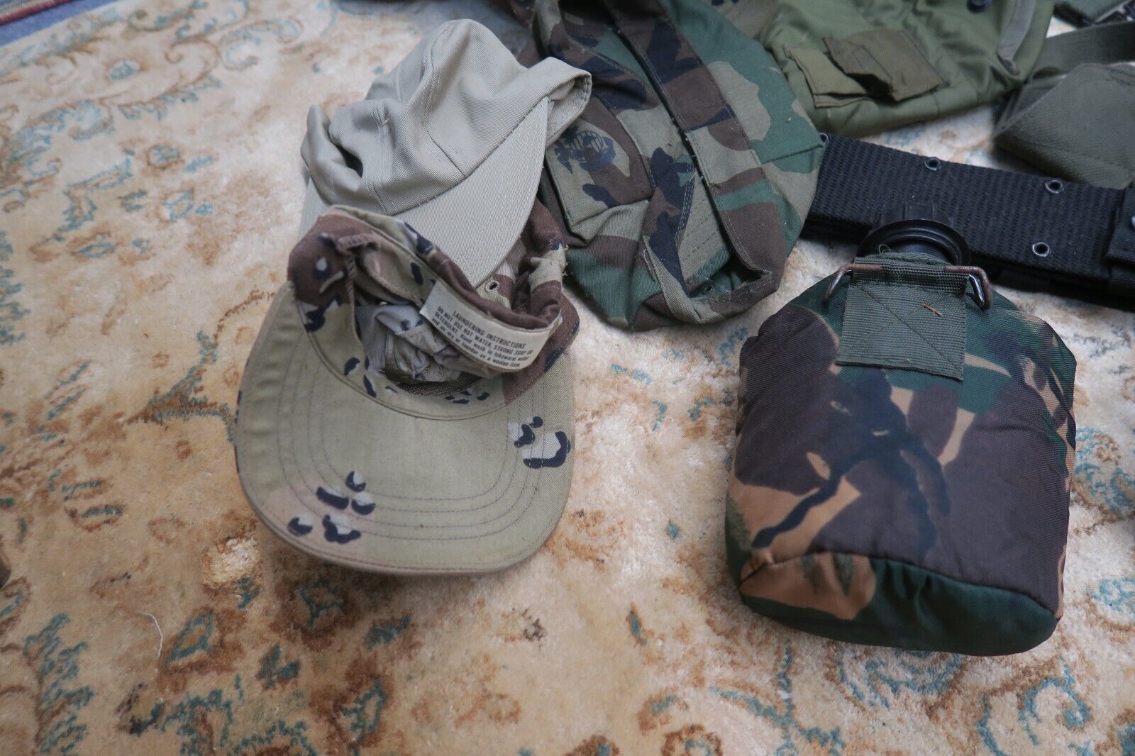 25+ Military Canteen Belt Pouches & Camouflaged Caps