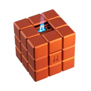 Colibri Heritage Cube Orange Desk Lighter