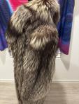 Vintage Silver Fox Fur Coat - Full Length