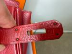 HERMES Birkin 35 Rouge Vif Handbag