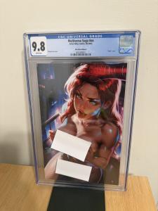 Multiverse Saga # nn, CGC 9.8 Web Girls Virgin Cover