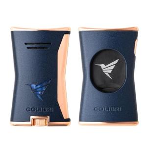 Navy Colibri Slim Lighter and Cutter Set