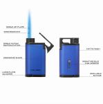 Colibri Belmont Black Chrome Jet Butane Lighter