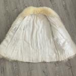 Vintage Arctic Fox White Fur Coat Size M