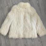 Vintage Arctic Fox White Fur Coat Size M