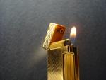 Vintage Colibri Gold Plate Flint Lighter