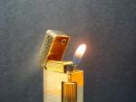 Vintage Colibri Gold Plate Flint Lighter