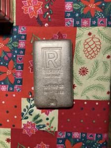 10 oz Silver Bar - Rare Scottsdale Vintage R Bar