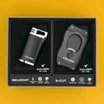 Colibri Belmont Jet Lighter & Cigar Cutter Set