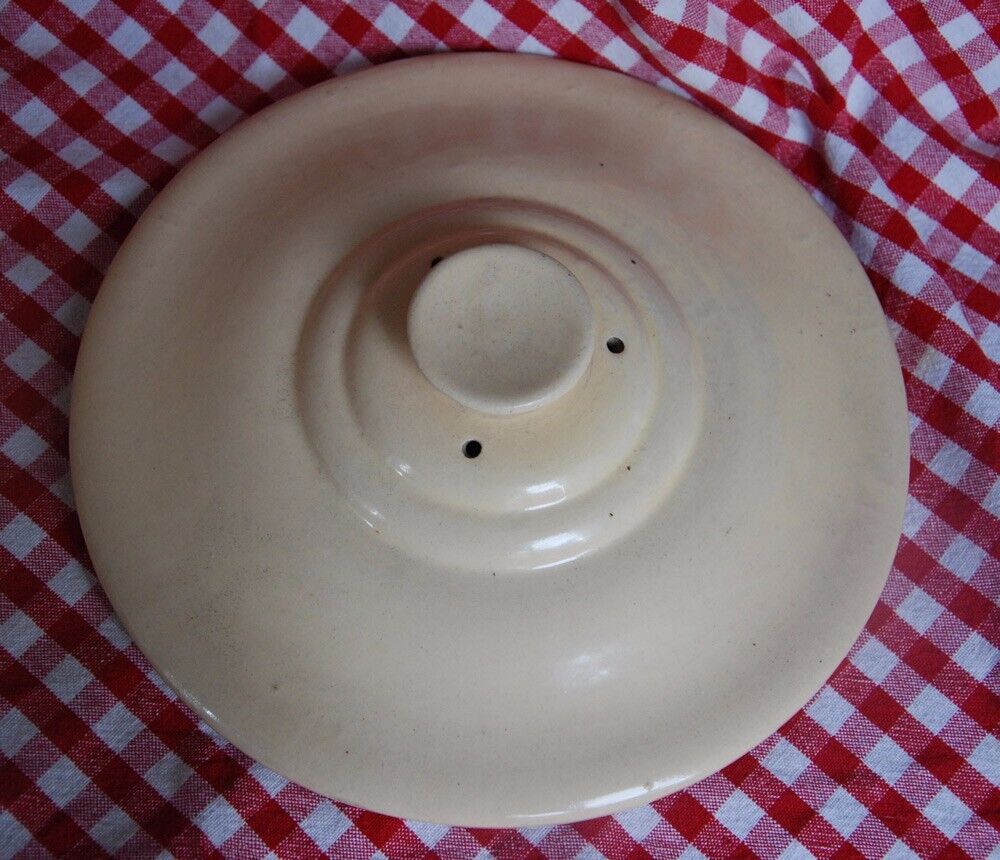 French Antique Yellow Ware Water Dispenser - Mallié Pasteurizer