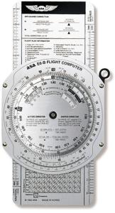 1970s E6B Metal Flight Computer with Case