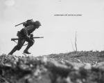 Marine Sprinting in Death Valley WW2 Photo 8"x10