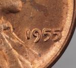 1955 P Lincoln Wheat Cent Double Die Penny
