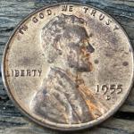 1955 D Lincoln Wheat Penny Collectible
