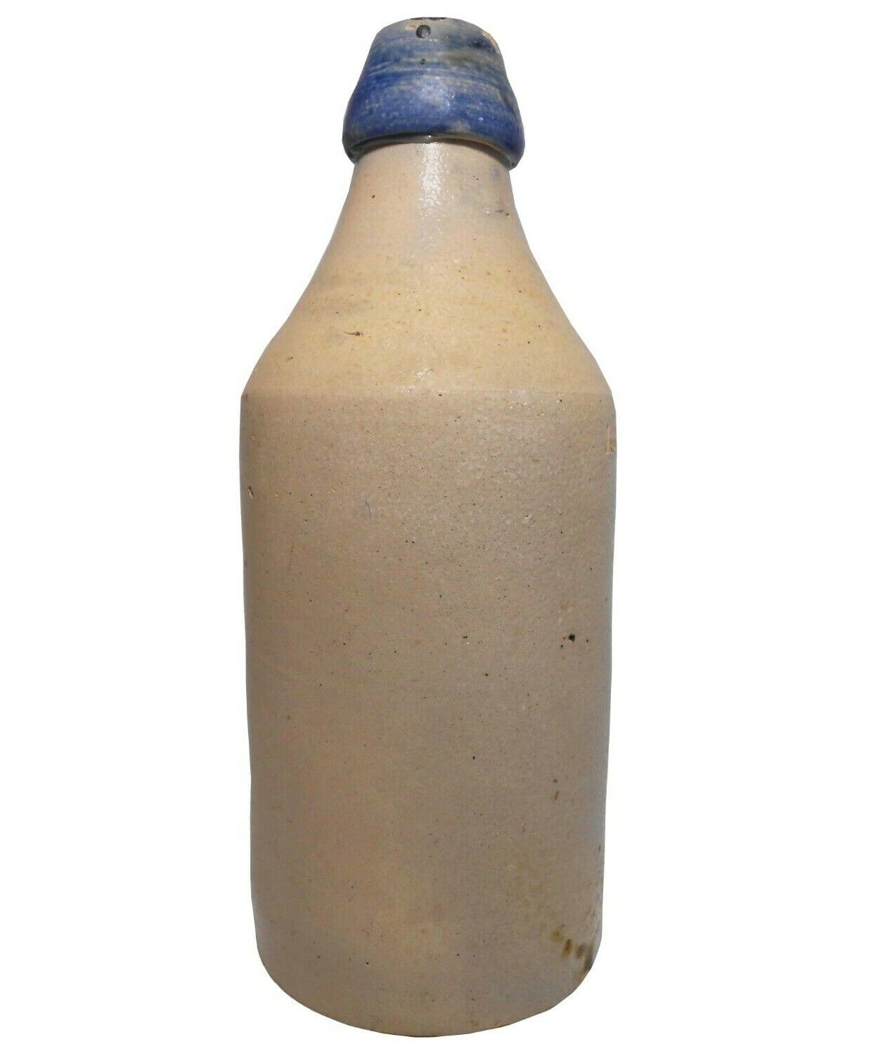 1853 Stoneware CER Bottle with Cobalt Blue Spout