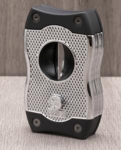 Colibri Two-in-One Cigar Cutter - Chrome/Black