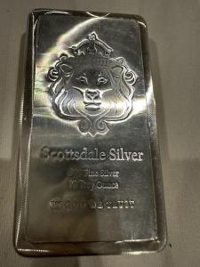 10 oz Scottsdale Stackers Silver Bar .999
