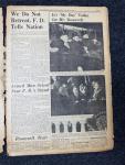 1941 FDR Churchill World War II Planning Newspaper
