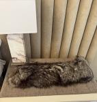 Saga Fox Silver Fox Fur Wrap Scarf