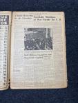 1941 FDR Churchill World War II Planning Newspaper