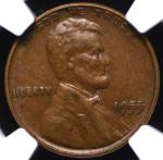 1955 Doubled Die Lincoln Cent NGC AU 55