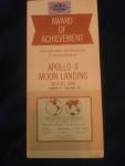 Apollo 11 Moon Landing Achievement Certificate