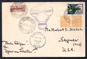 1933 Zeppelin Round Flight Condor Stamp Collection