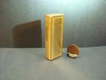 Vintage Colibri Flint Lighter with Gold Pattern