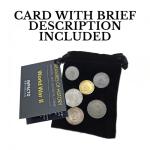 WW2 Nazi Coins Set with Velvet Bag