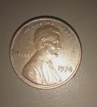 1974 Penny Without Mint Mark