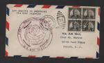 1928 Zeppelin World Flight Cover - LA to NJ