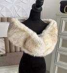 Saga Blue Fox Fur Wrap Collar