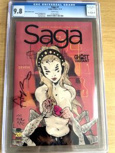 Saga #7 Ghost Variant Signed by Fiona Staples