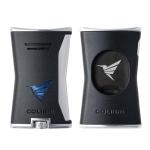 Colibri Slim Black and Chrome Lighter with Cutter
