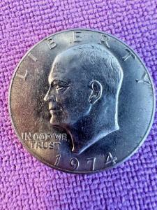 1974 Liberty Eisenhower Coin with Flying Eagle