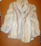 Vintage Women's Silver Fox Fur Coat, Size Small