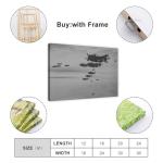 Vintage World War II Black and White Poster Art