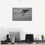 Vintage World War II Black and White Poster Art