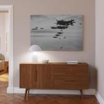 Vintage World War II Black and White Poster Art