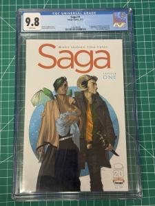 Saga #1 CGC 9.8 First Appearance of Marko & Alana