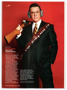 Stephen Colbert Celebrity Magazine Feature Clipping