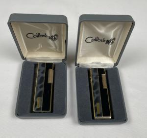 Colibri Vintage Lighter Set: Black/Gold & Leopard
