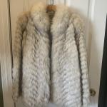 Vintage Fox Fur Jacket, Size L