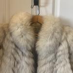 Vintage Fox Fur Jacket, Size L